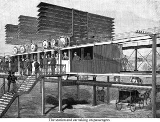 Illustration for article titled Algunos de los trenes más extraños jamás inventados